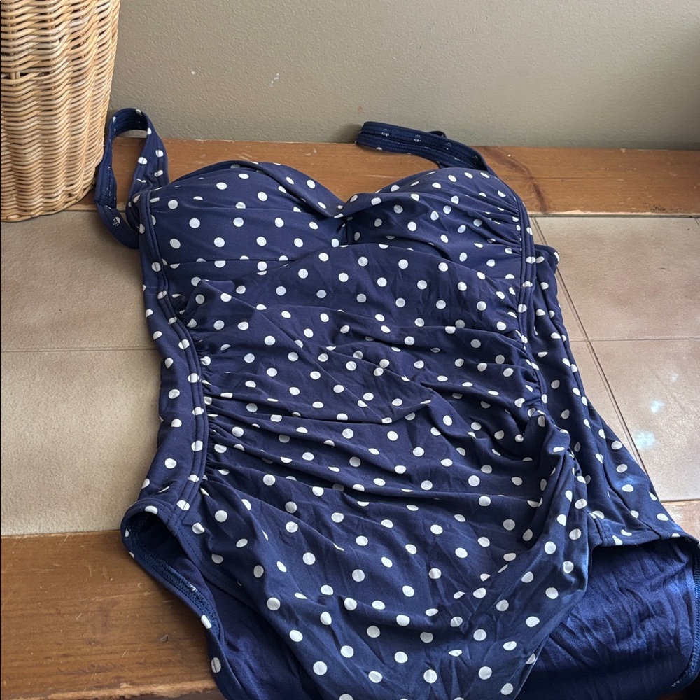 Bondeye Australia Navy Polka Dot Swimsuit 6 ⭐️